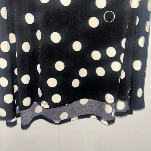 LuLaRoe Black and White Midi Pencil Skirt - Picture 3 of 4